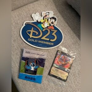 D23 Gold Member Collectible Set Iago Lorcana card
